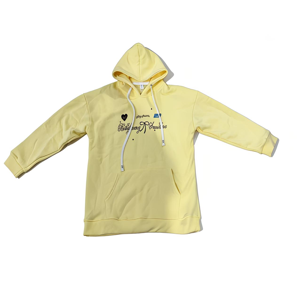 54#百搭针织衫卡通动漫长袖厚款满印时尚加厚印花帽版女士卫衣