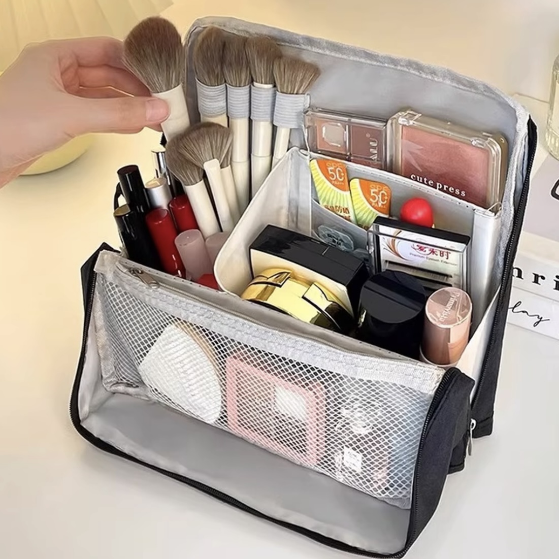 （直播间化妆品链接请勿乱拍)(下单备注编号）化妆包收纳包网红