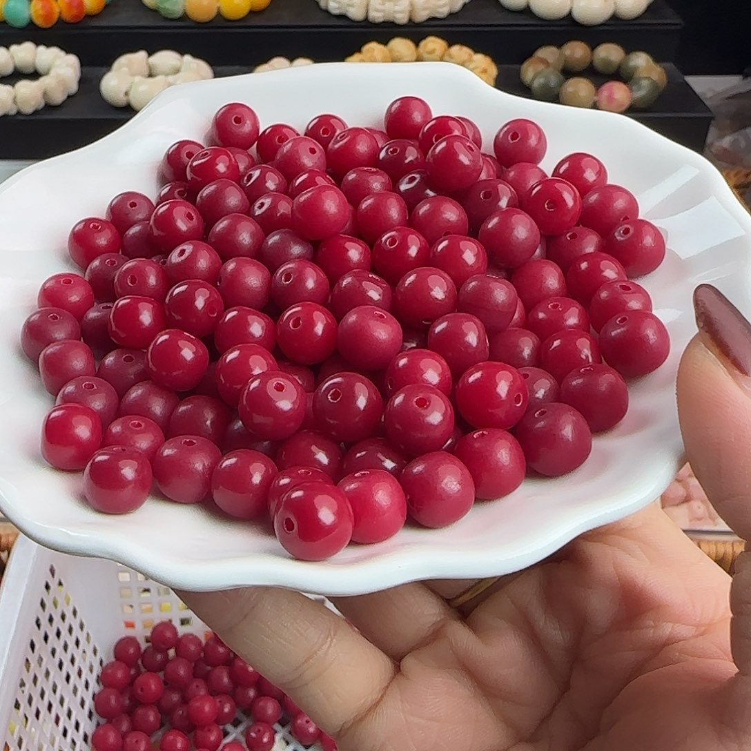 菩提根/象牙果手串卡10红桶100卡牌➕50颗