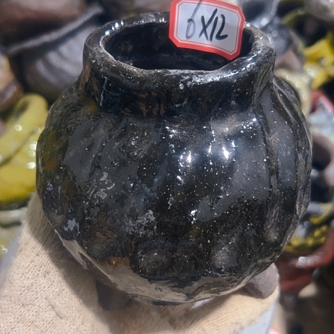 粗陶花盆手工花盆