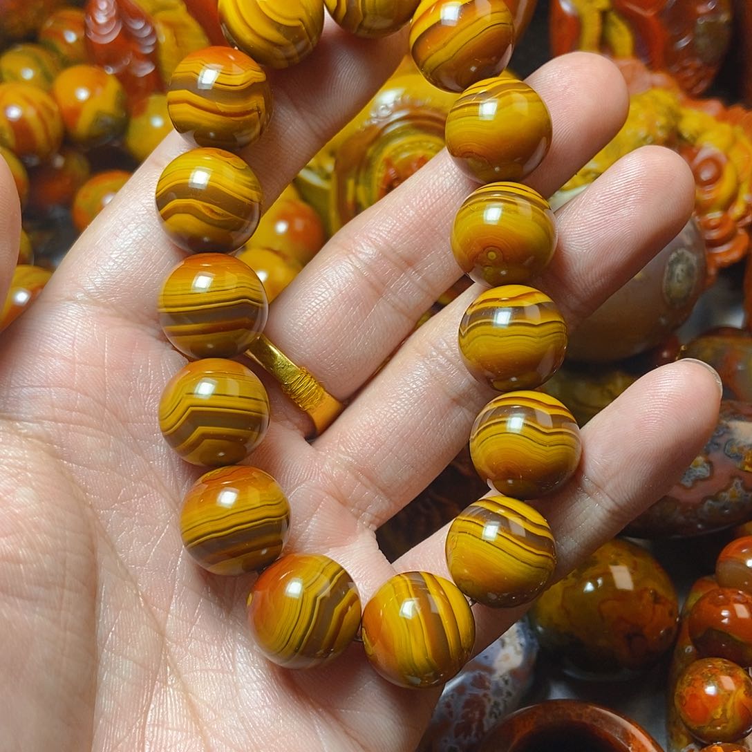 未镶嵌其他玛瑙/玉髓法**子