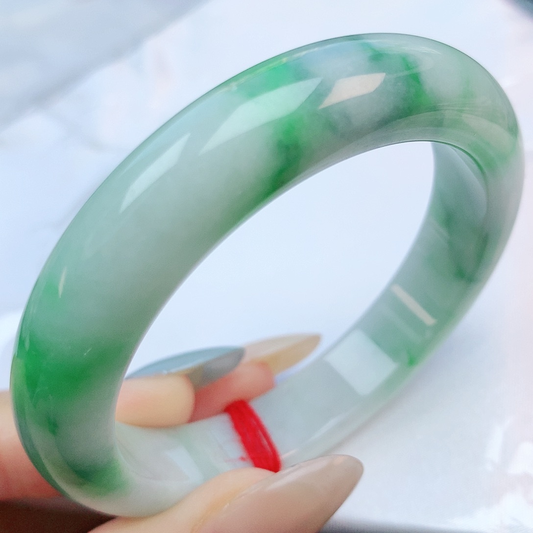 未镶嵌手镯翡翠52圈口881424