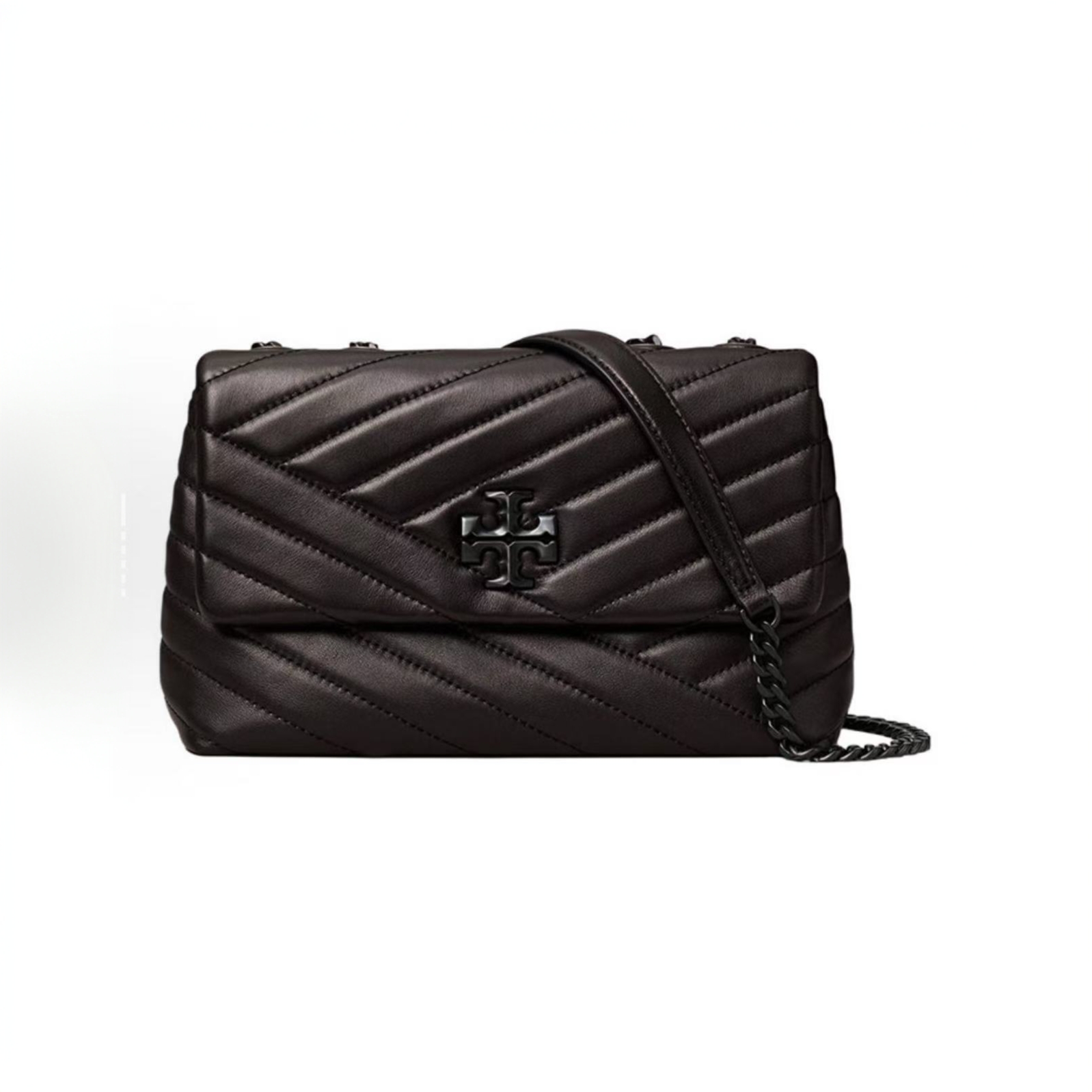 TORY BURCH 汤丽柏琦 Kira 中号黑色链条包 22.5*15*8CM