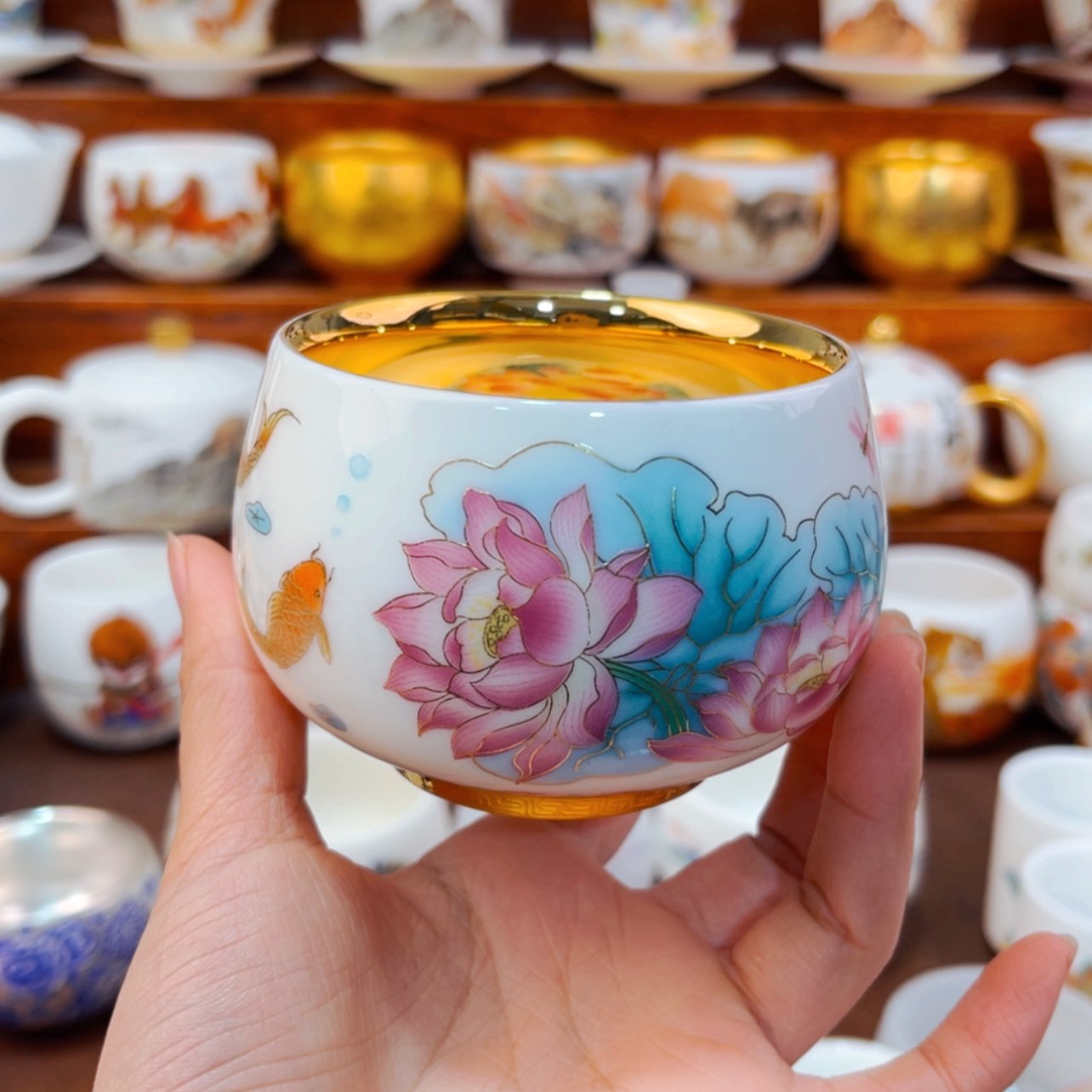 【闪购商品】高货羊脂玉瓷陶瓷茶具