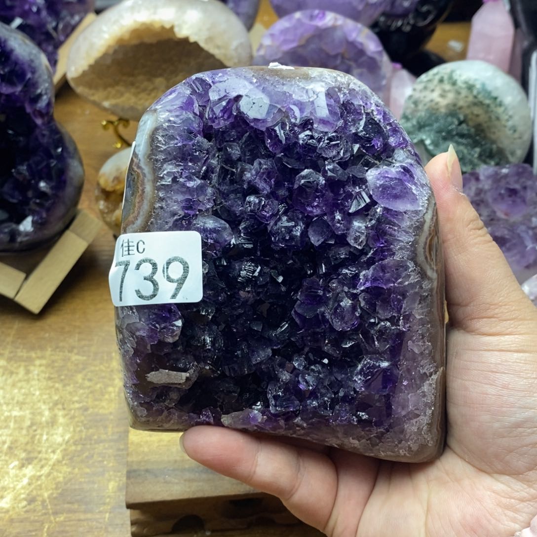 未镶嵌大型摆件（非配饰）紫晶