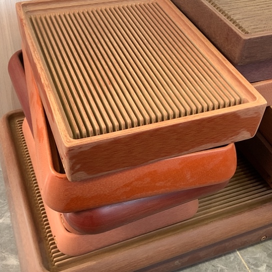 电木茶盘精品橙金直边反冲洗40-30-7，223号