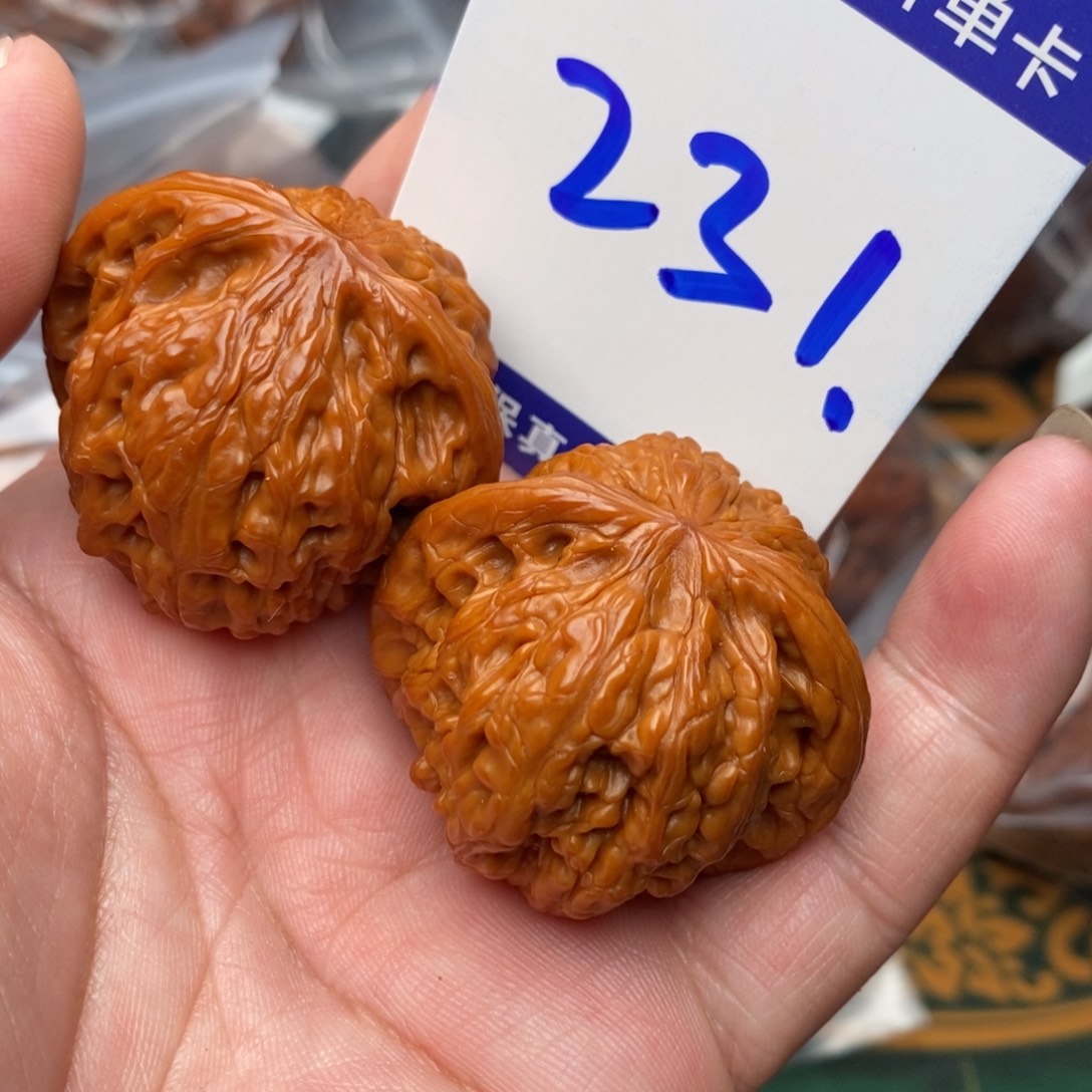 把件文玩核桃磨盘狮子头38
