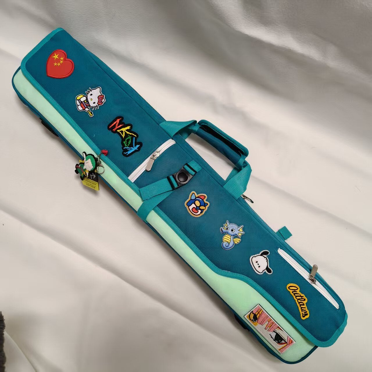 多功能便携可提可背大容量九球大头台球杆包