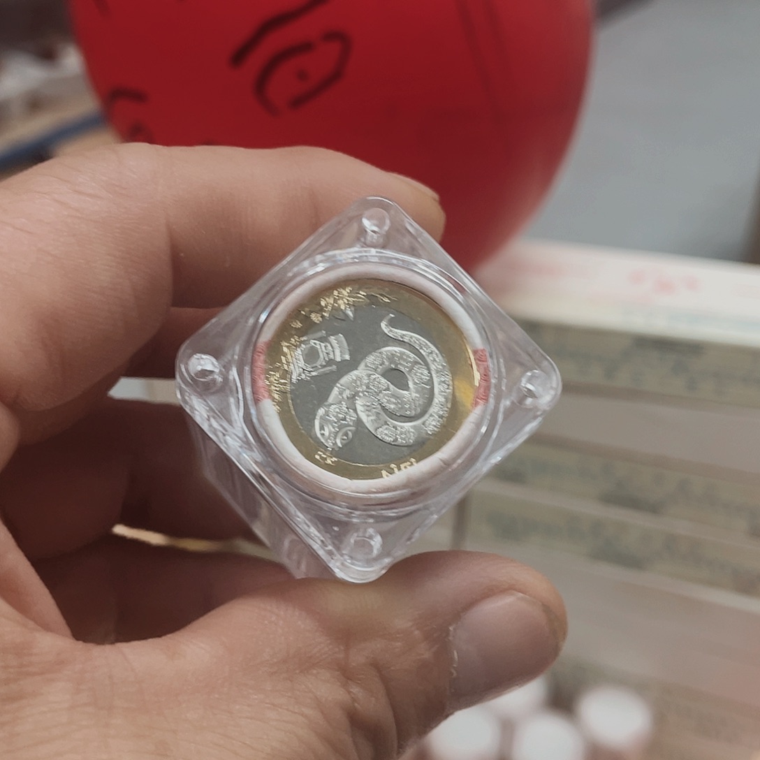 其他普通金属二轮蛇年纪念币整卷20枚