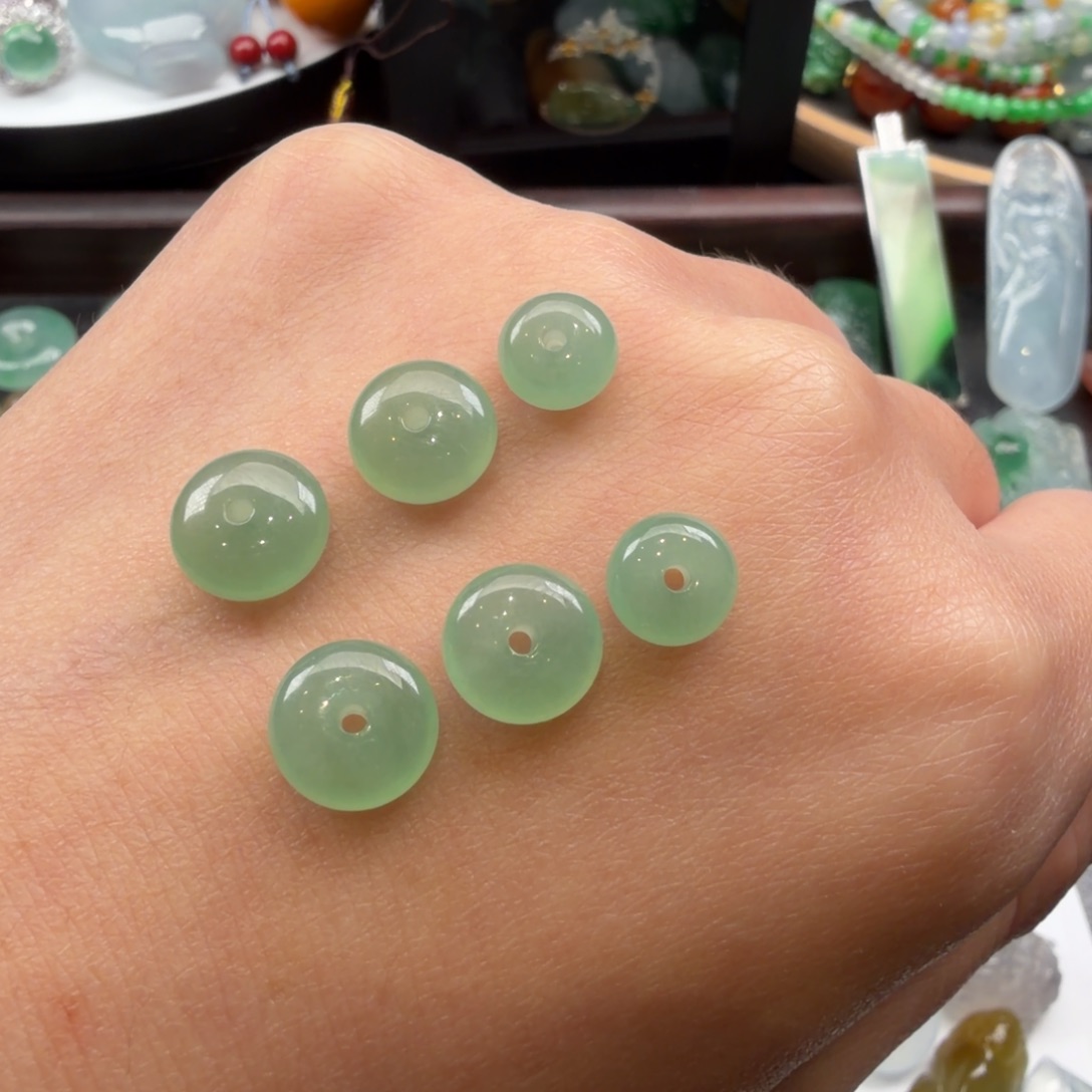 翡翠散珠天然缅甸A货翡翠