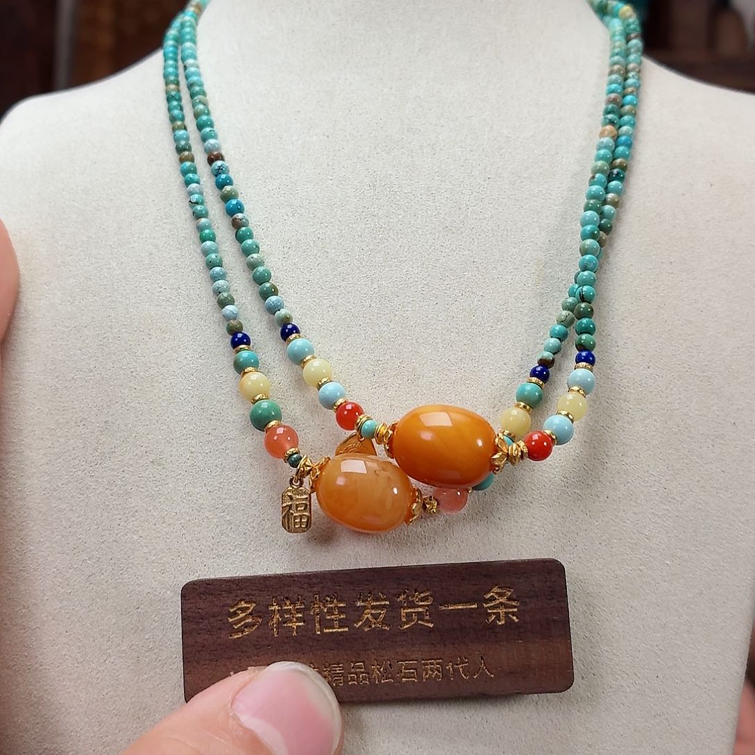 未镶嵌绿松石珠宝奇石