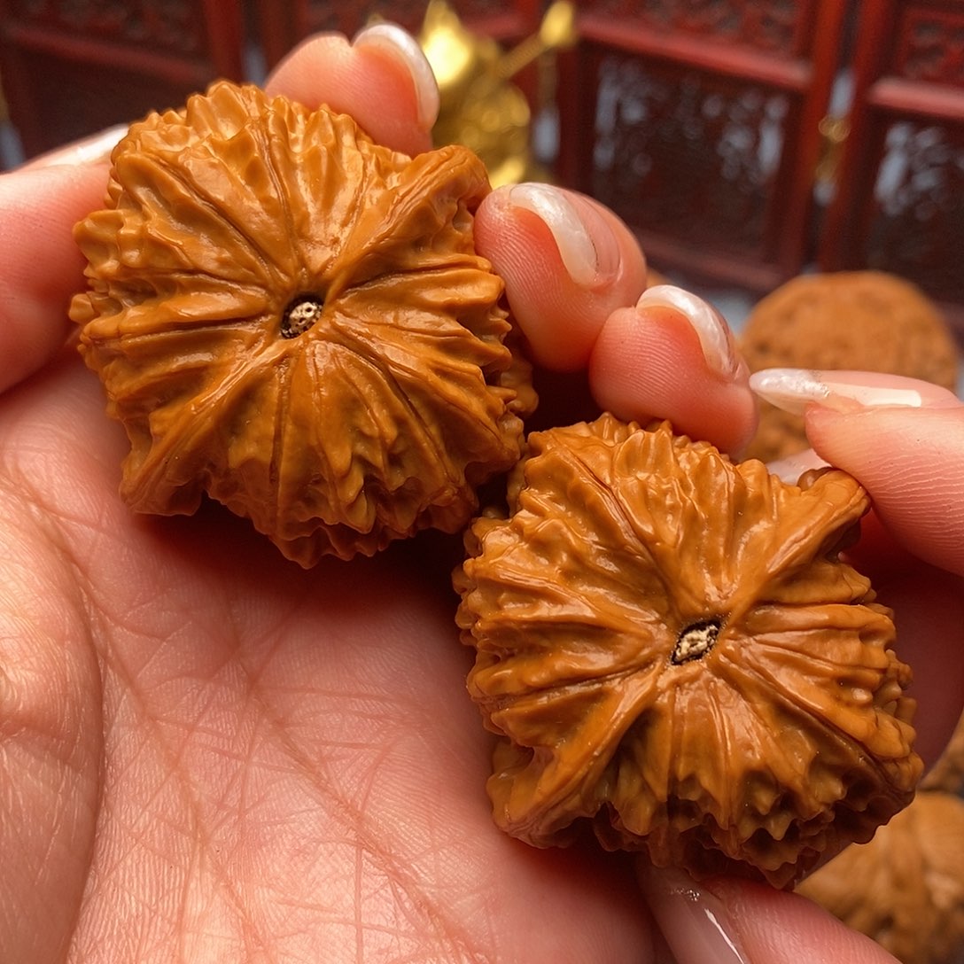 把件文玩核桃毕业金麒麟43全品53克