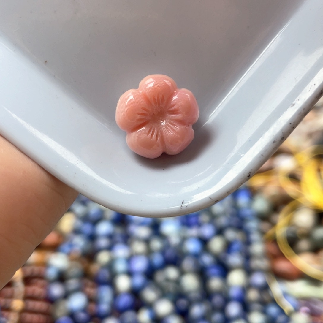 玛瑙/玉髓合金珠宝半成品一个装卡14女贝贝胖花