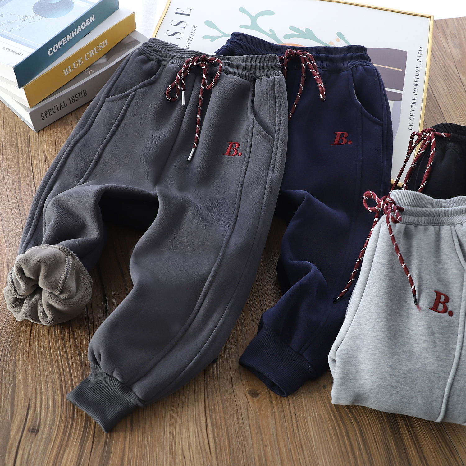 松紧带冬季儿童休闲长裤TBKD4115休闲裤卫裤运动裤洋气女童男童