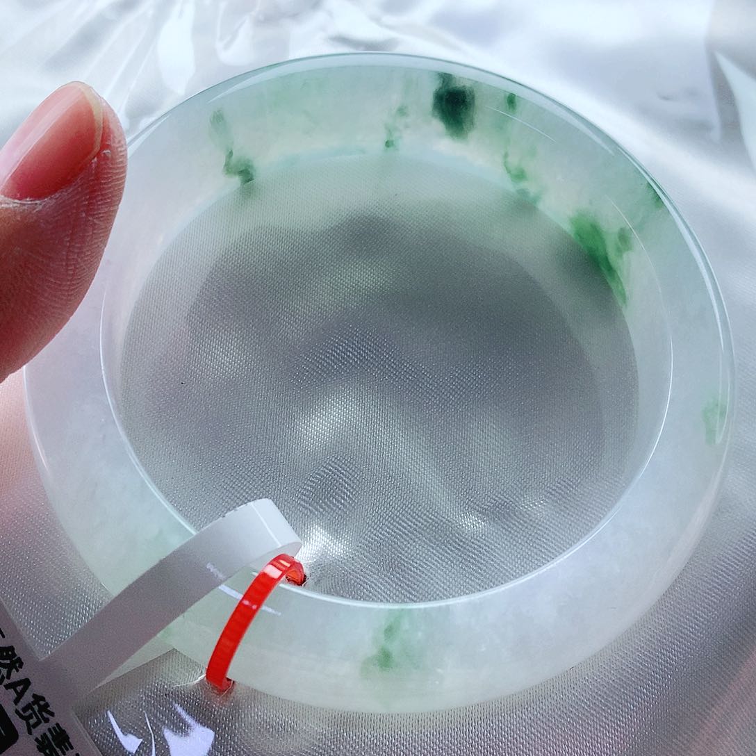 未镶嵌手镯翡翠56圈