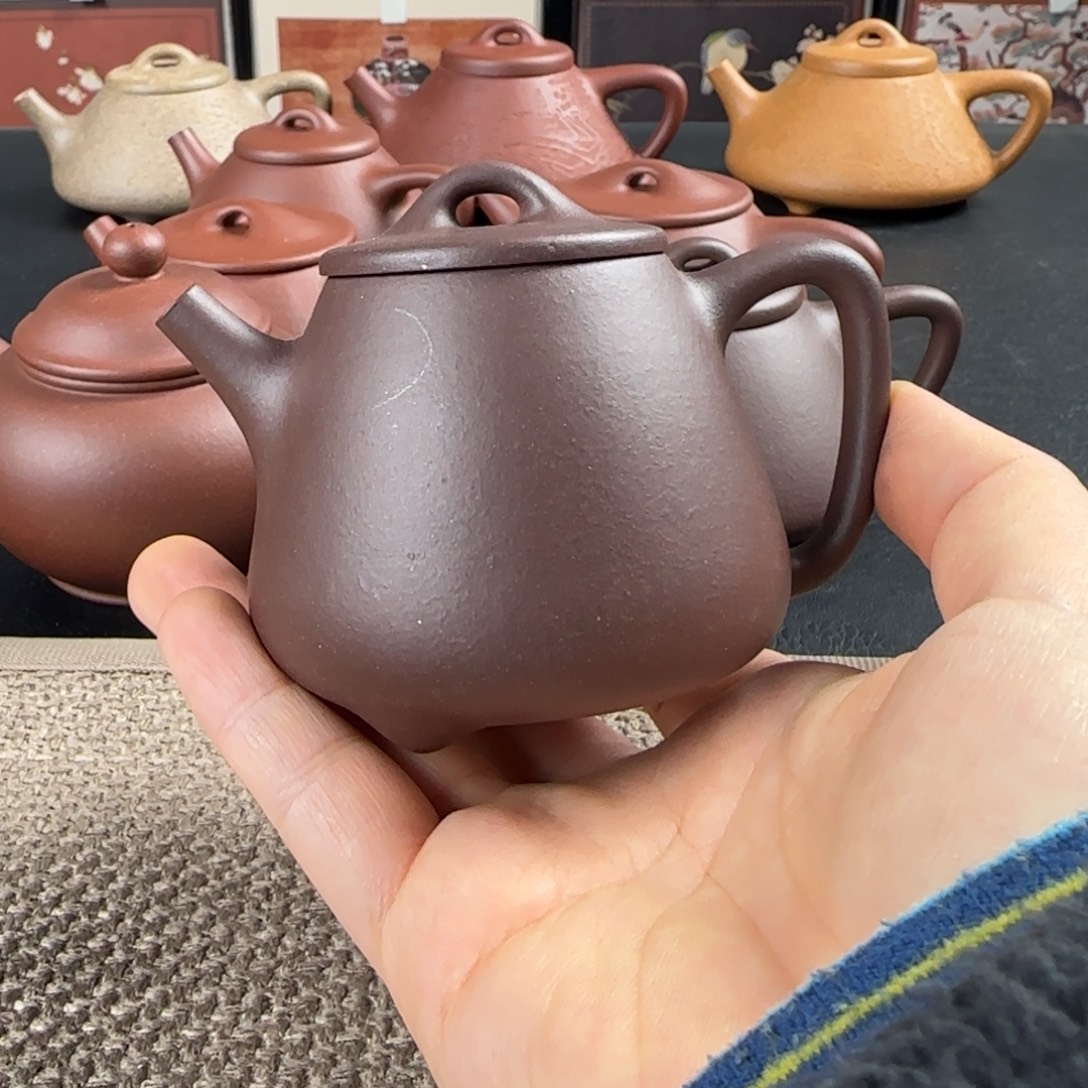 茶壶紫砂微瑕高瓢