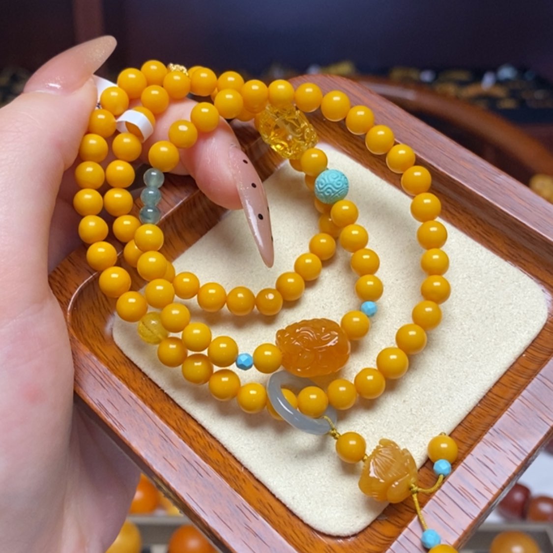 【闪购商品】蜜蜡手链未镶嵌手串