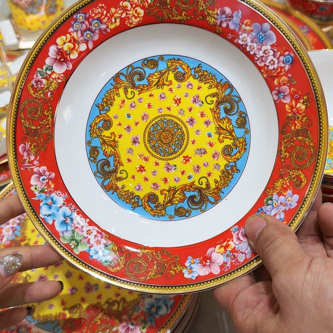 瓷片骨瓷餐具陶瓷高温工厂清