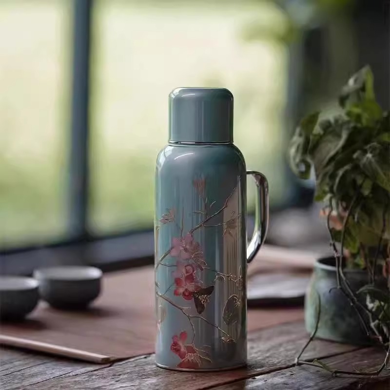 学古一原得物传家壶保温壶迷你车载焖茶壶316不锈钢家用保温壶