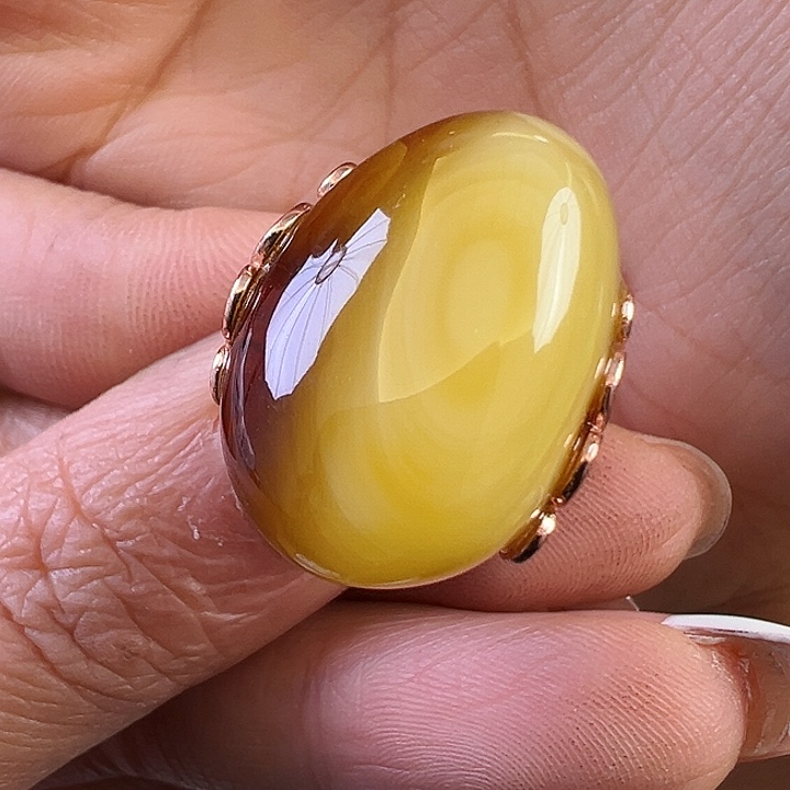 蜜蜡颈饰未镶嵌蜜蜡