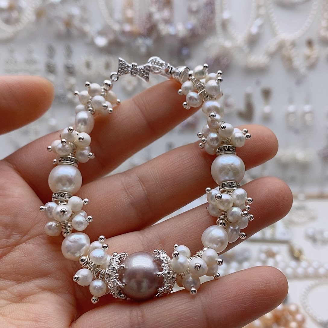 未镶嵌耳饰淡水珍珠