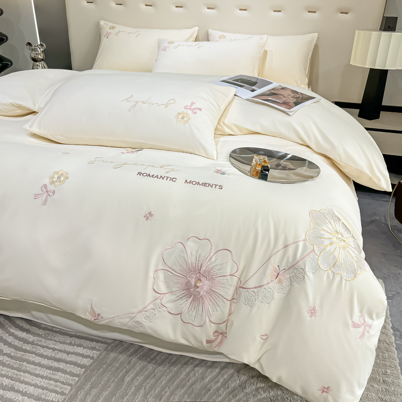 水洗棉刺绣四件套033可可西里