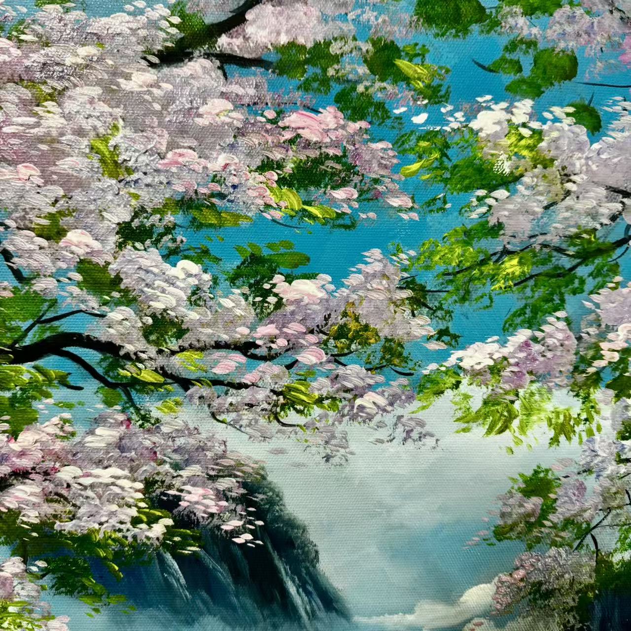 林彦新-春景12.12，约50-60厘米-油画-麻布-II