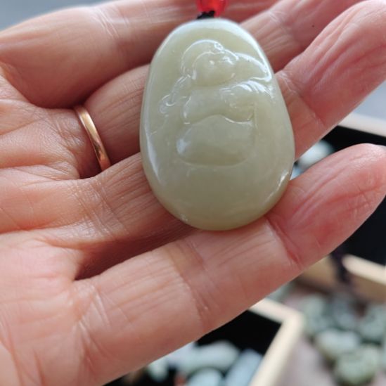 和田玉（青玉）未镶嵌挂件