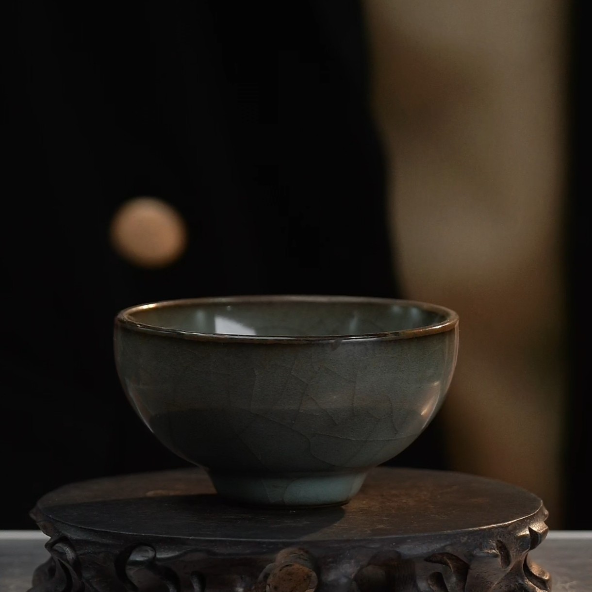 龙泉溪口仿官茶盏