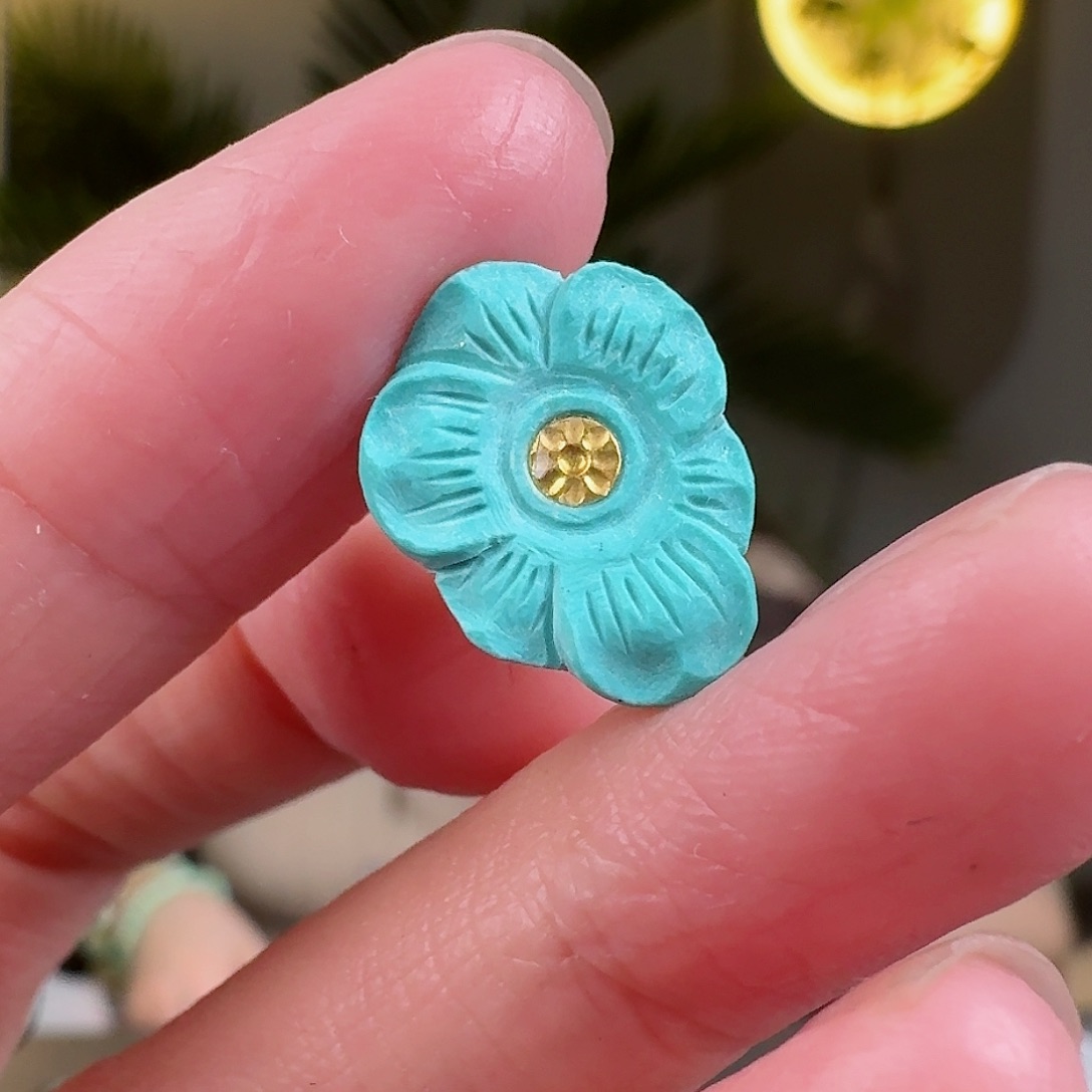 绿松石珠宝奇石未镶嵌