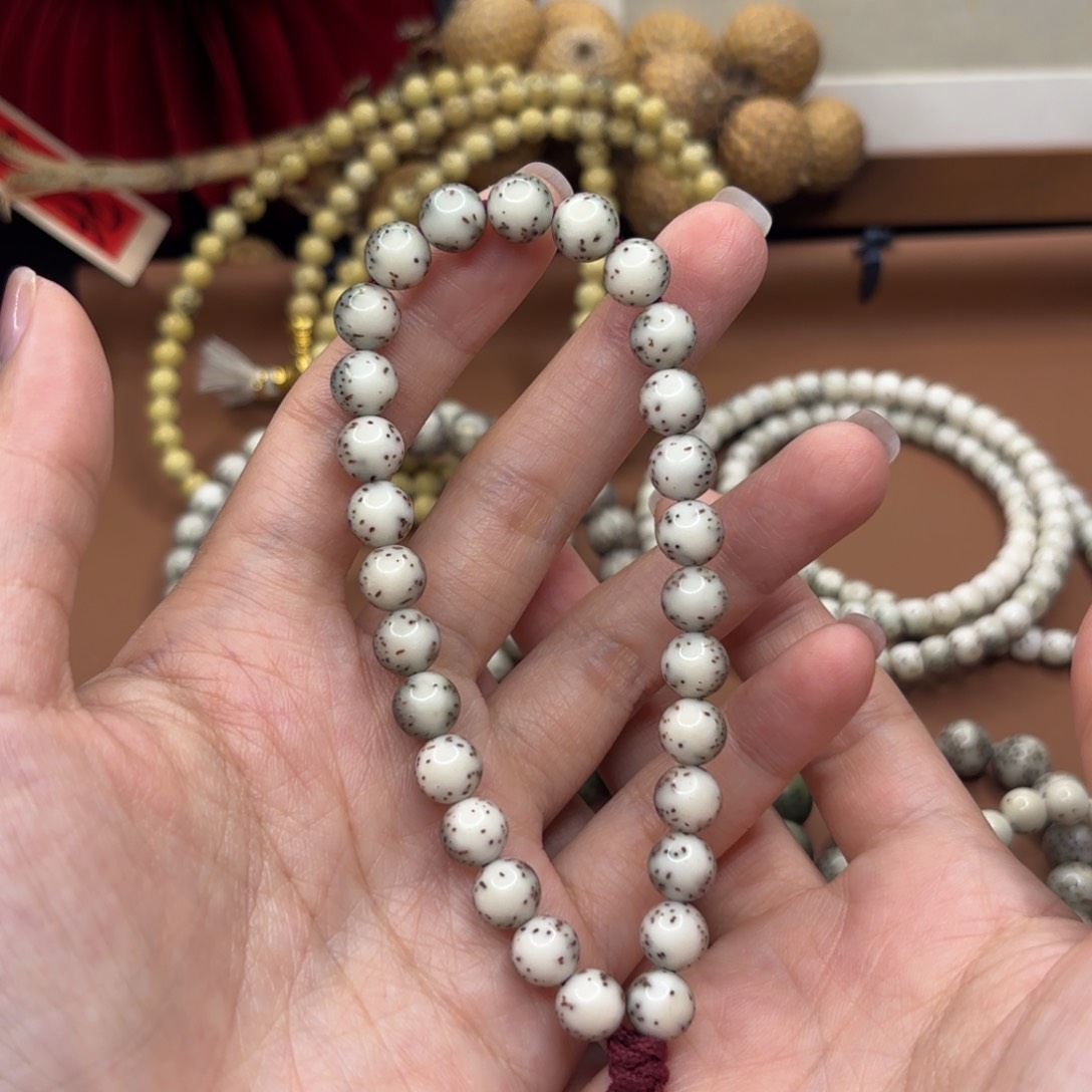 星月菩提吊坠8mm大留白