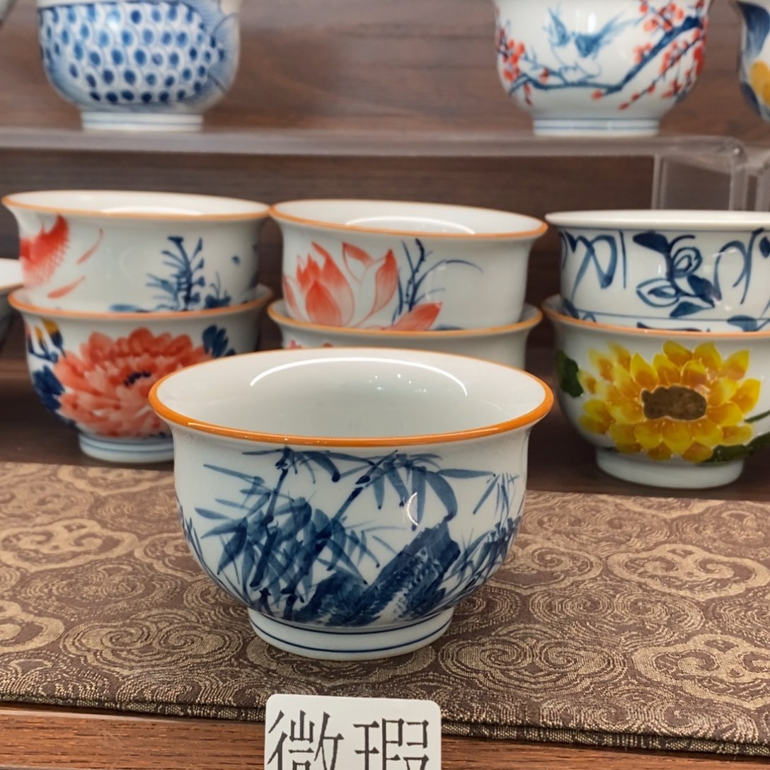 釉下彩手工绘制手工绘制