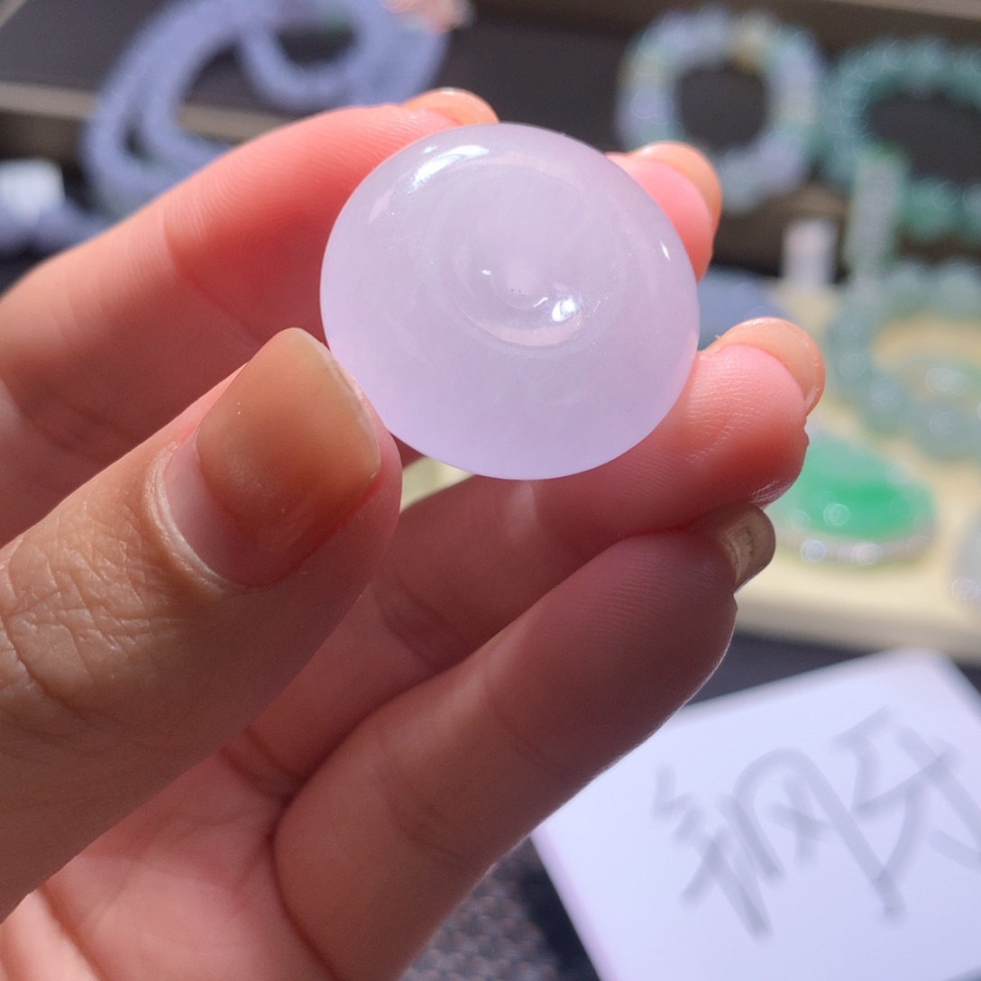 未镶嵌定制翡翠平安扣