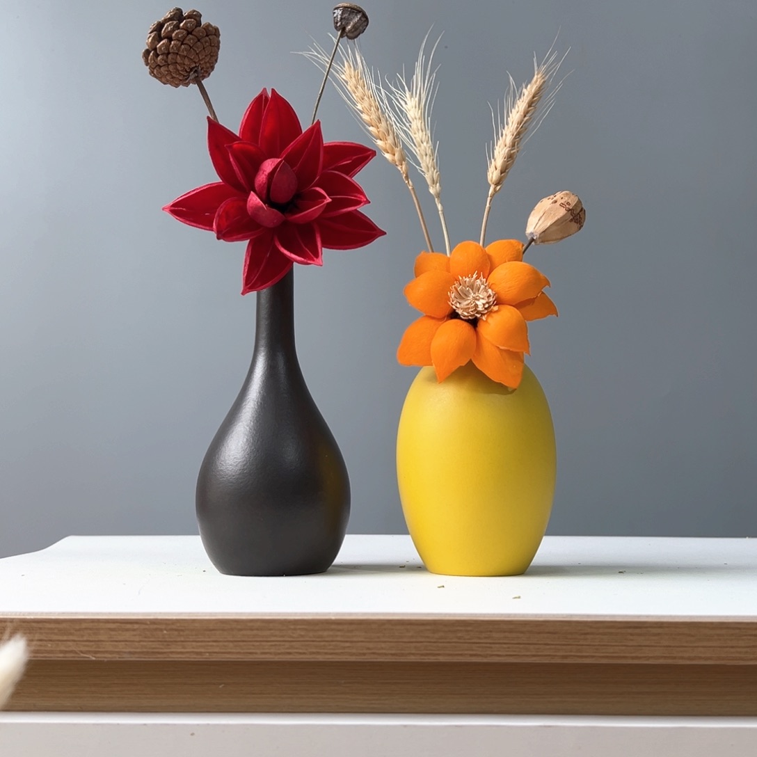 瓶花瓶带花高度20-30厘米左右