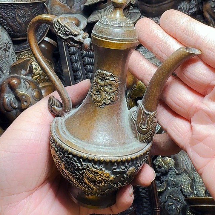 铜器摆件收收藏藏