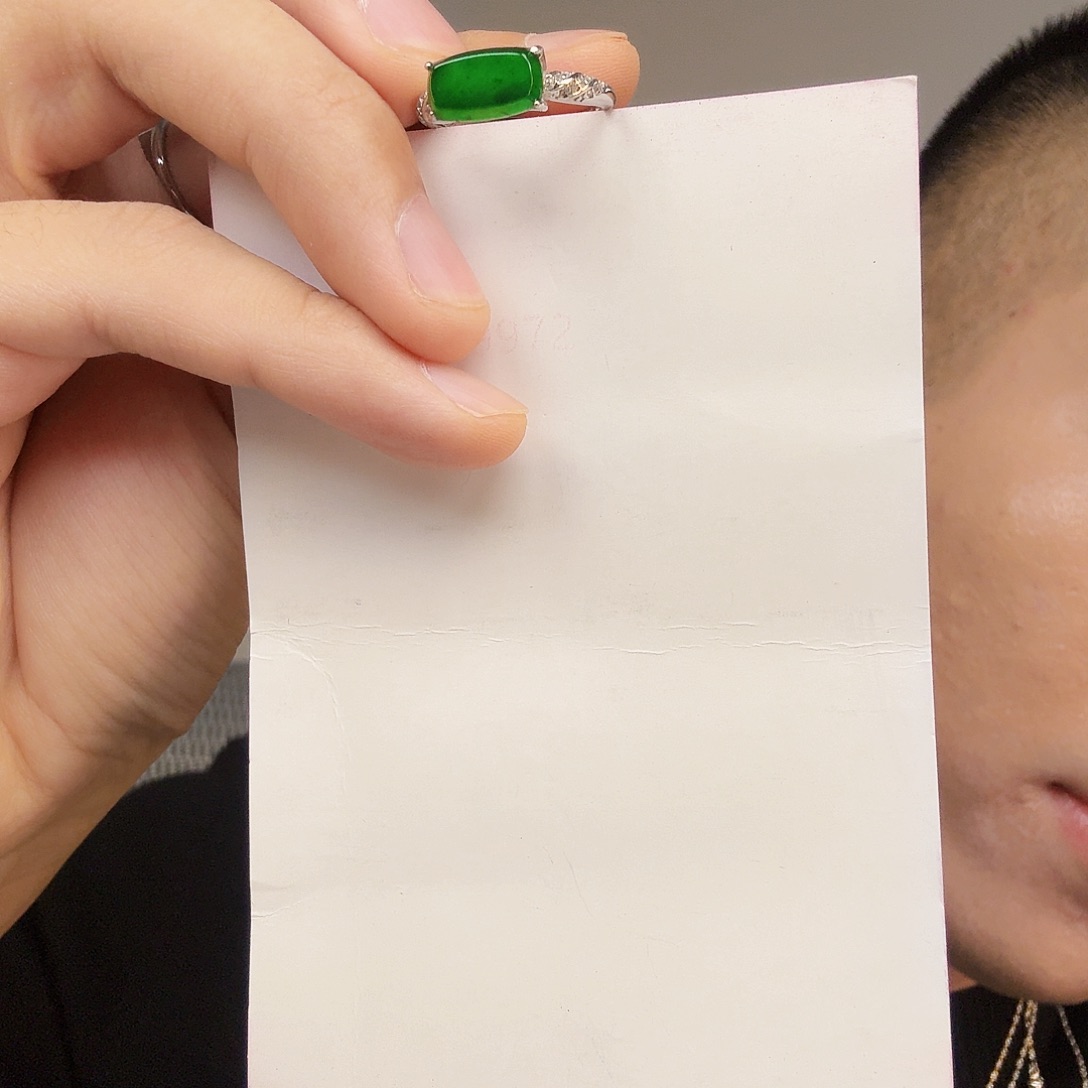 翡翠未镶嵌颈饰一件