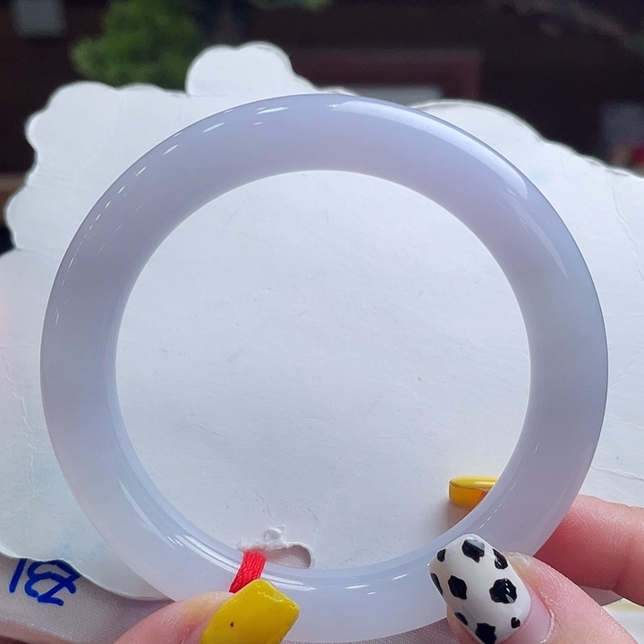 未镶嵌手镯翡翠55.4粉条 