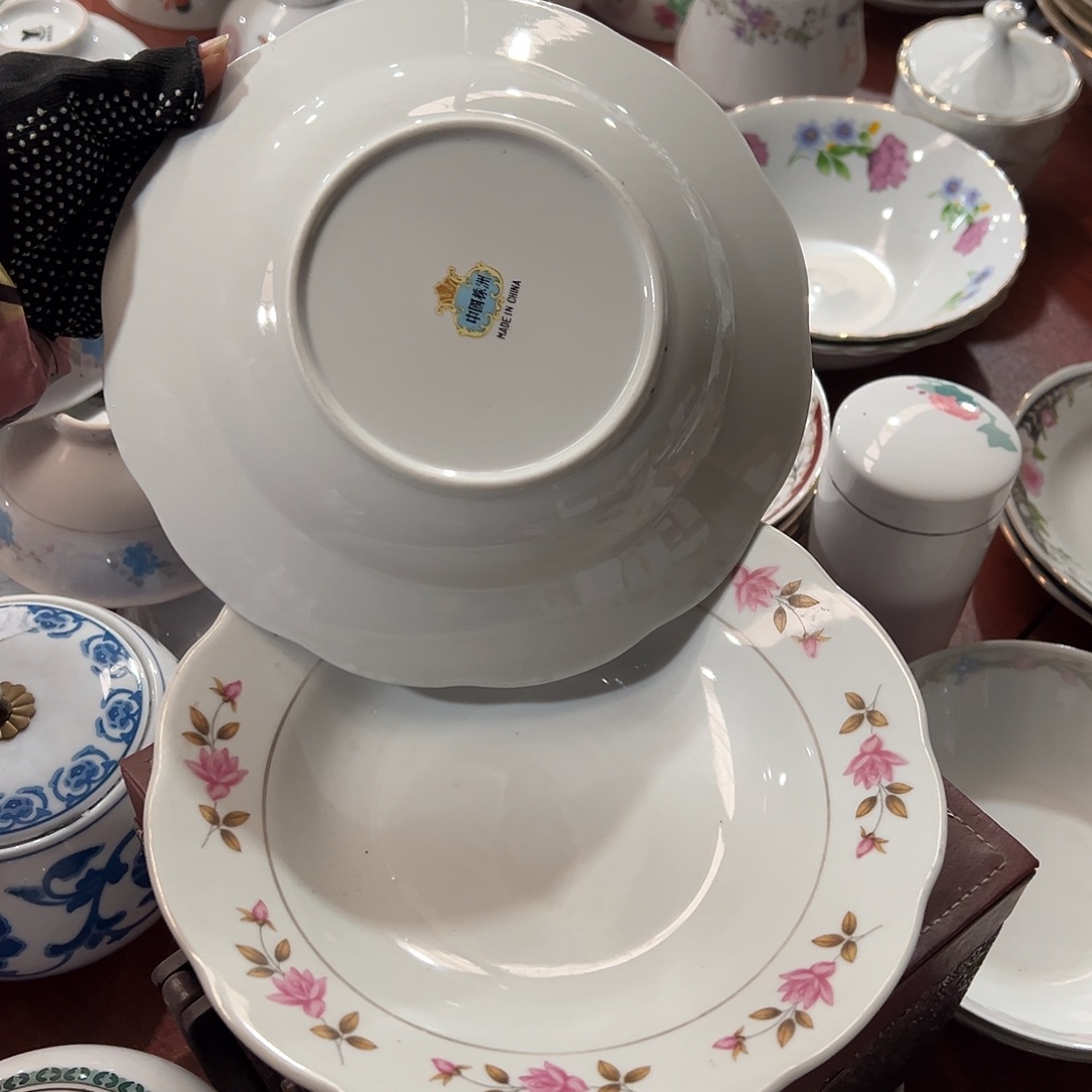 醴陵瓷直播供货基地8寸老瓷一对