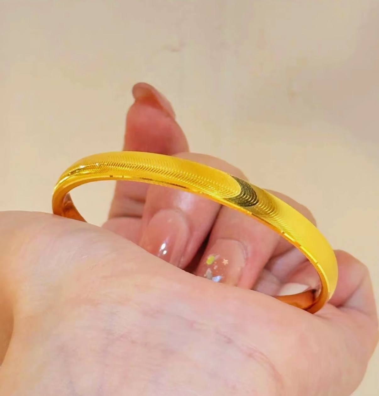 XM267高定独家猫眼拉丝手镯轻奢气质