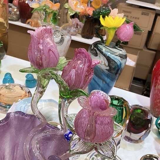 无铅玻璃花瓶高45厘米宽9厘米