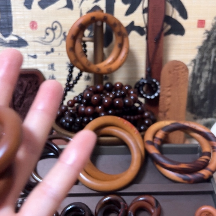 妙***慧25内径枣木乾坤圈