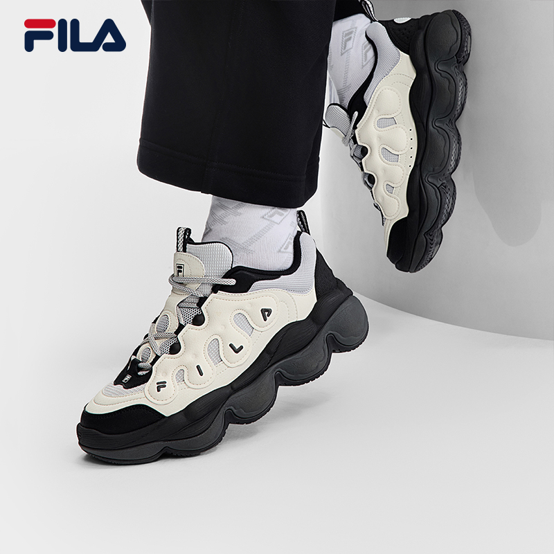 Fila/斐乐【豌豆鞋】女款时尚休闲复古秋冬季潮流厚底F12W541114F