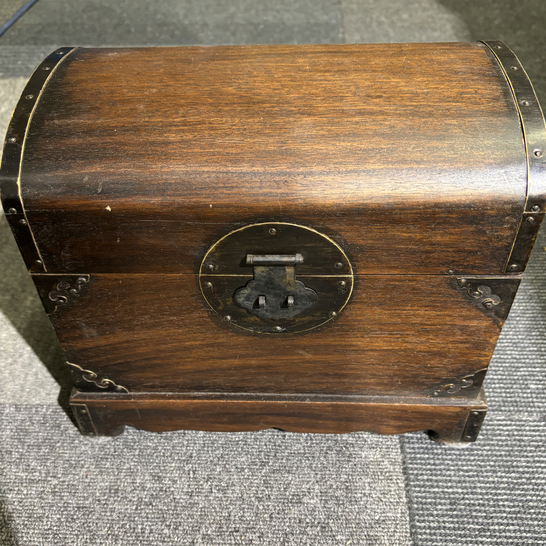 海南黄花梨元宝箱