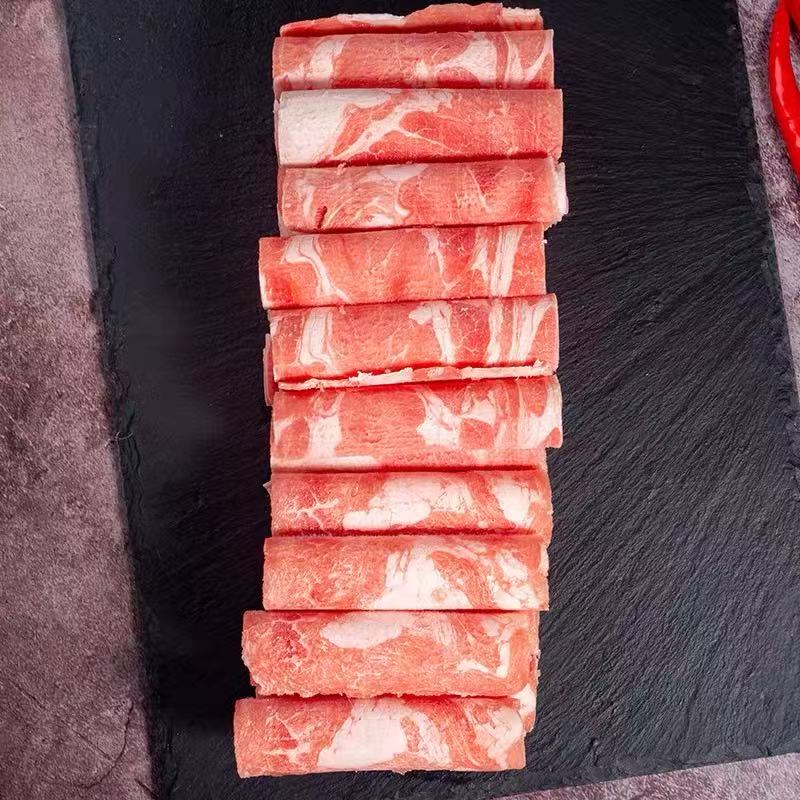 内蒙新鲜鲜嫩羊肉片羊肉卷