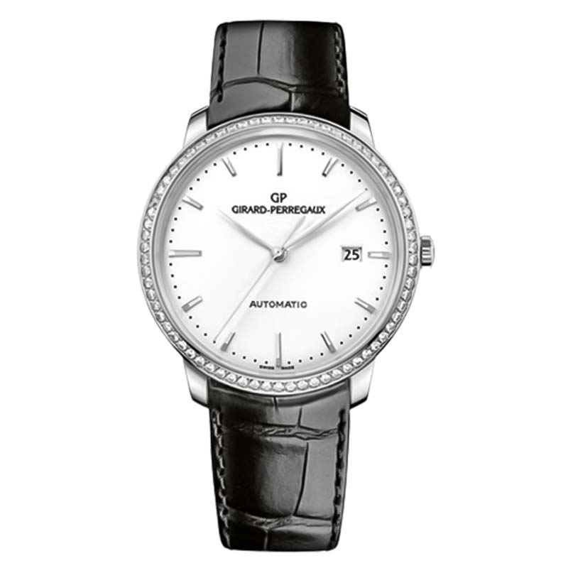 95新 Girard- Perregaux/芝柏表 自动机械/表径40mm/原镶钻男表