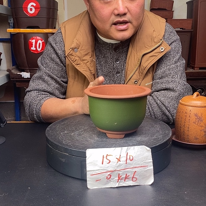 花盆紫砂货号一只KK6