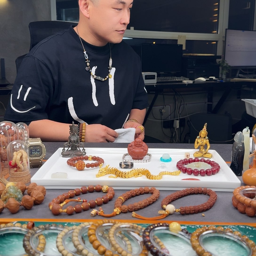 星月菩提手串星月菩提