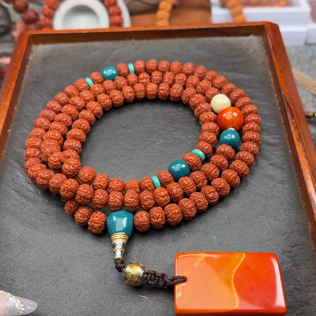 金刚菩提吊坠张***旗精品