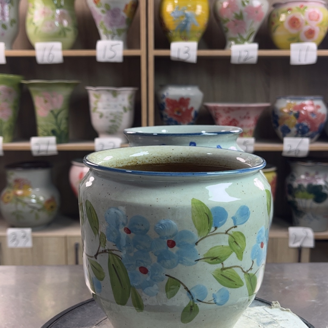 1zp景德镇陶瓷花盆