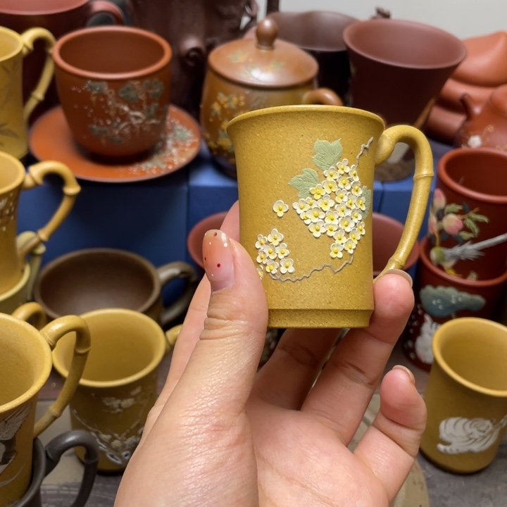 紫砂茶杯紫砂主人杯